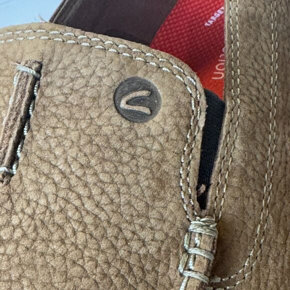 Clarks Gorwin Step Mens 11.5M Sneaker Moc Toe Tan Nubuck Leather 61572527 Loafer - Picture 6 of 14